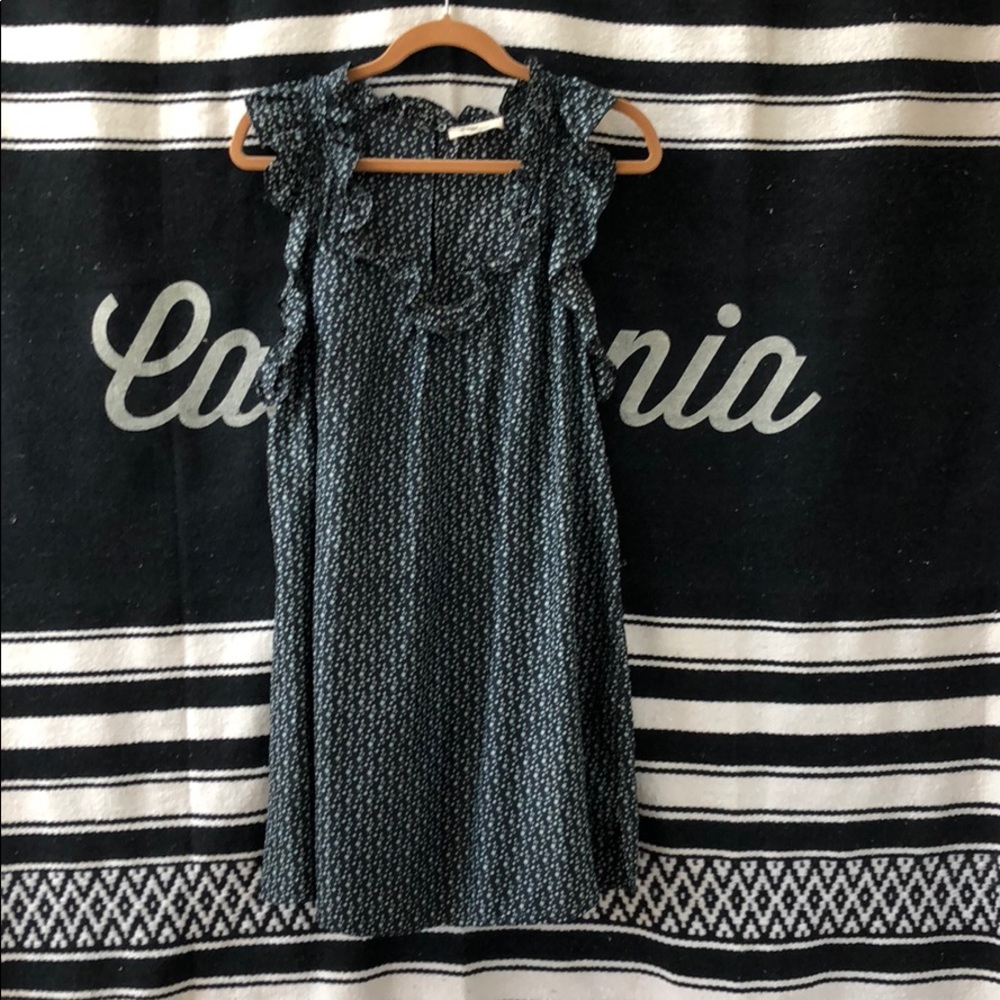 Isabel Marant Etoile Silk Ruffle Detail Dress